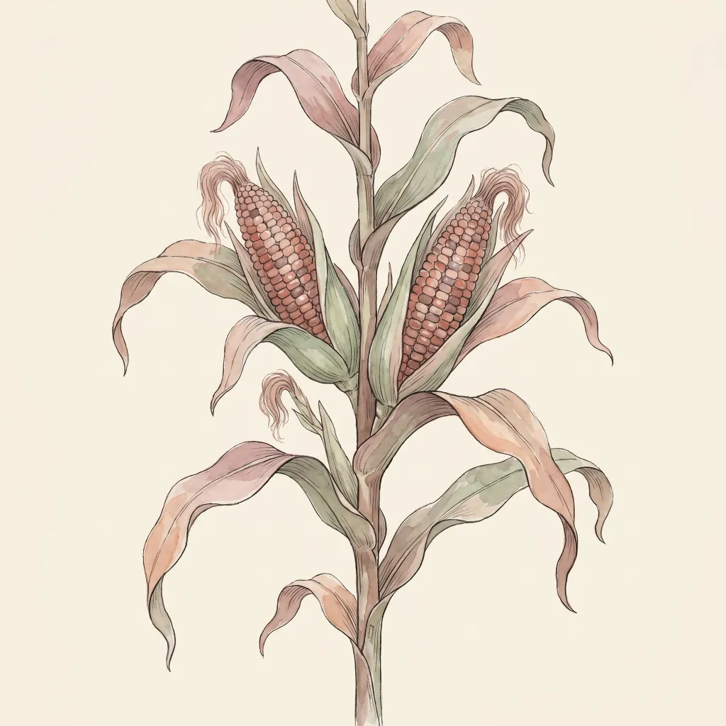 Maya day sign B'en — reed / cornstalk