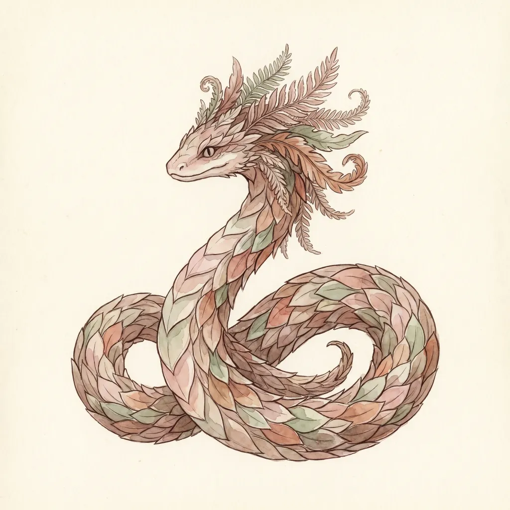 Maya day sign Chikchan — celestial serpent