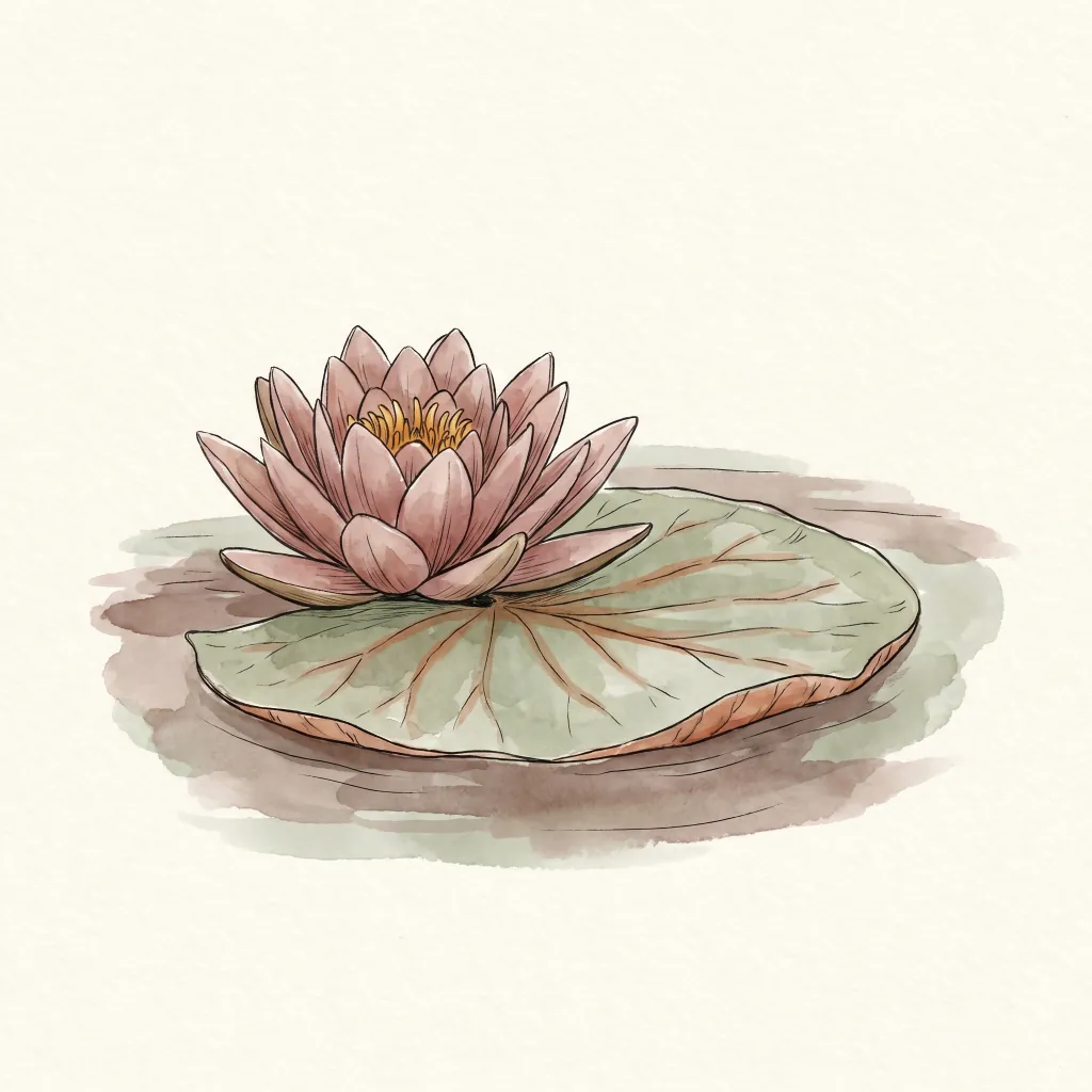 Maya day sign Imix — primordial waters / waterlily
